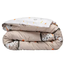 Completo lenzuola per bambini con una federa in cotone (140 x 200 cm) Isidore Multicolore
