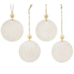 Confezione di 4 foglie Facilia Bianco