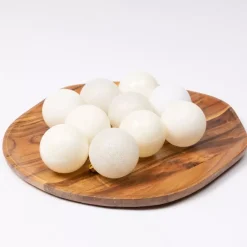 Confezione di 30 palline di Natale assortimento Alpine Bianco panna