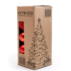 Confezione di 30 palline di Natale assortite New Alpine Rosso