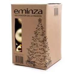 Confezione di 30 palline di Natale (D80 mm) New Alpine Oro