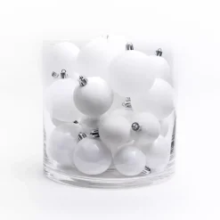 Confezione di 30 palline di Natale assortite New Alpine Bianco
