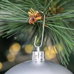Confezione di 30 palline di Natale assortite New Alpine Argento