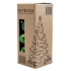 Confezione di 30 palline di Natale assortite New Alpine Verde abete