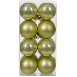 Confezione di 16 palline di Natale (D40 mm) Alpine Pistacchio