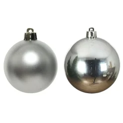 Confezione di 6 palline di Natale (D80 mm) Alpine Argento