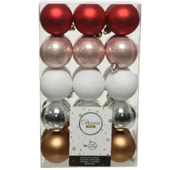 Confezione di 30 palline di Natale (D60 mm) Alpine Multicolore