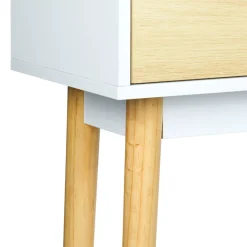 Consolle in legno (H75 cm) Hortense Bianca