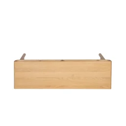 Consolle 2 nicchie in rovere massiccio (120 x 76 cm) Tulum Naturale