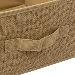 Contenitore juta (31 x 31 x 15 cm) Naro Beige
