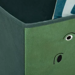 Contenitore portaoggetti per bambini Dino Verde
