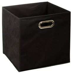 Contenitore portaoggetti (31 x 31 cm) Helena Nero