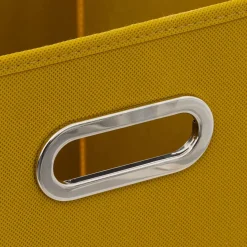 Contenitore (31 x 31 cm) Helena Giallo senape