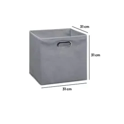 Contenitore (31 x 31 cm) Helena Grigio chiaro
