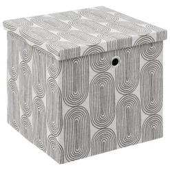 Contenitore (31 x 31 x 31 cm) Rainbow Grigio
