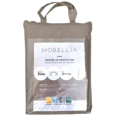 Copertura di protezione impermeabile per salotto da giardino (175 x 175 cm) Grigio