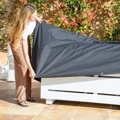 Copertura impermeabile per divano 260 x 115 cm - Grigio