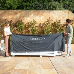 Copertura impermeabile per salotto da giardino (250 x 250 cm) Grigio