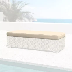 Copertura per cuscino di ricambio per panca a 2 persone Palma Beige
