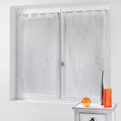 Coppia di tende trasparenti (90 x 160 cm) Filiane Bianco