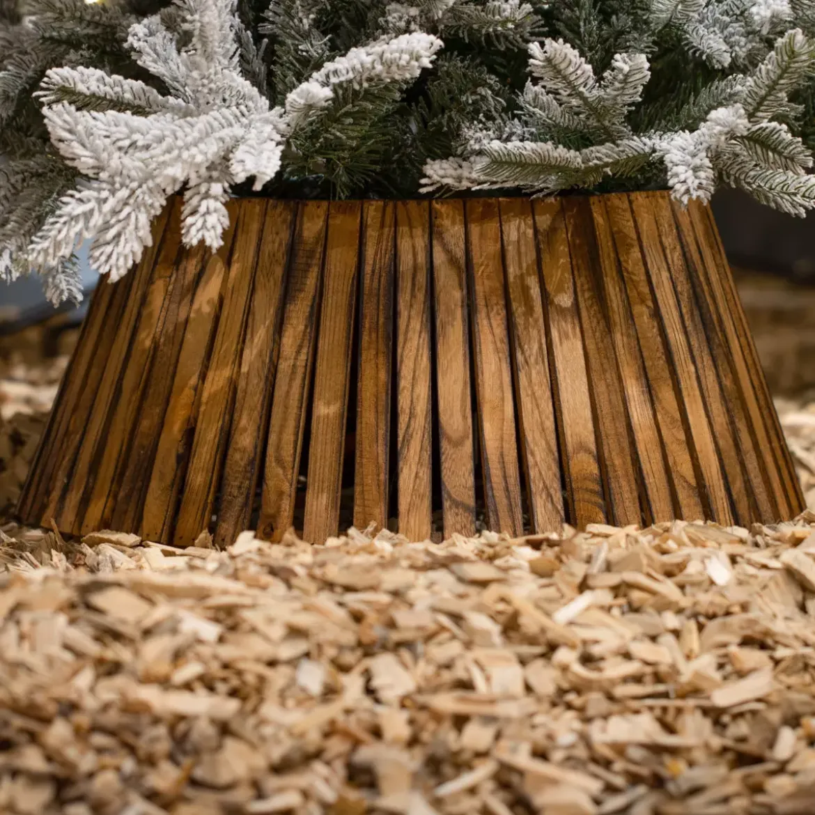 Copri base albero (D57 cm) Paulownia Legno