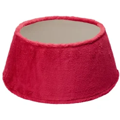 Copribase albero di Natale (D55 cm) Ecopelliccia Rossa