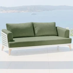 Copricuscini di ricambio per Divano 2 posti Monte Carlo Verde rosmarino