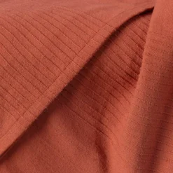 Copriletto cotone (180 x 220 cm) Léa Terracotta