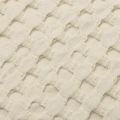 Copriletto cotone nido d'ape (180 x 220 cm) Maya Beige pampa