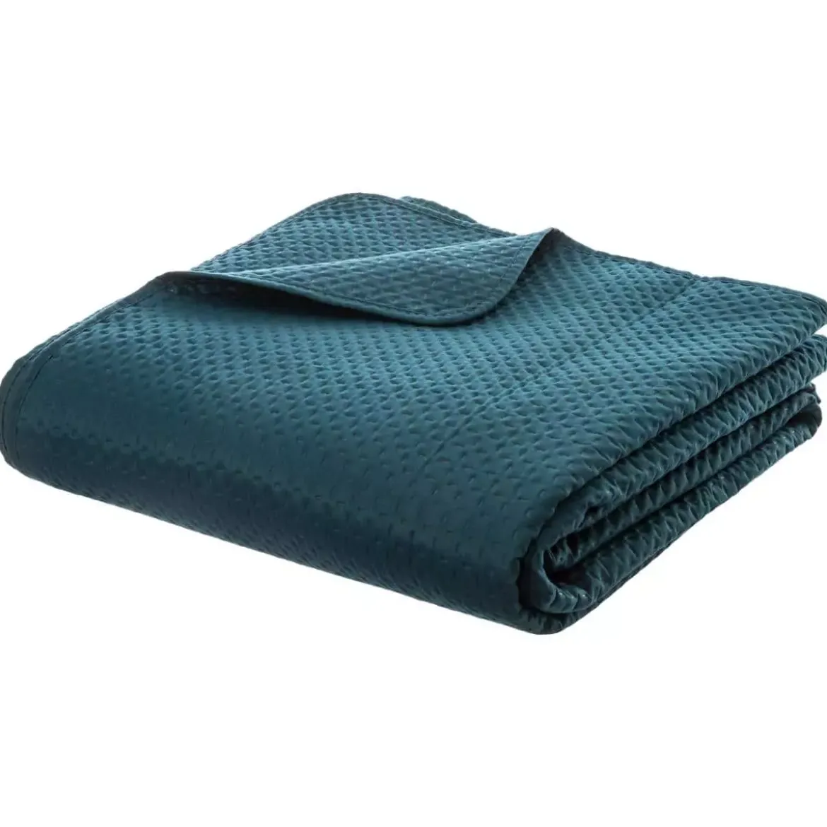Copriletto e due federe quadrate (240 x 260 cm) Dolce Blu anatra