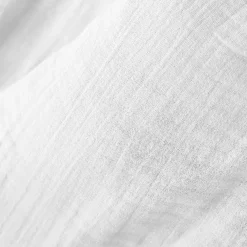 Copriletto in garza di cotone (180 x 240 cm) Gaïa Bianco chantilly