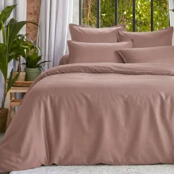 Coprimaterasso in lyocell Tencel™ lavato (140 x 200 cm) Olivia Rosa blush