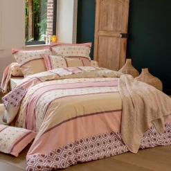 Copripiumino cotone (240 x 220 cm) Inouk Rosa
