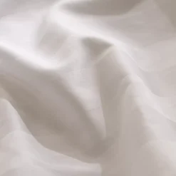 Copripiumino e due federe raso di cotone (260 x 240 cm) Isadora Bianco