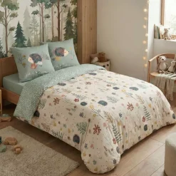 Copripiumino e due federe bambino cotone (200 cm) Polisson Multicolore