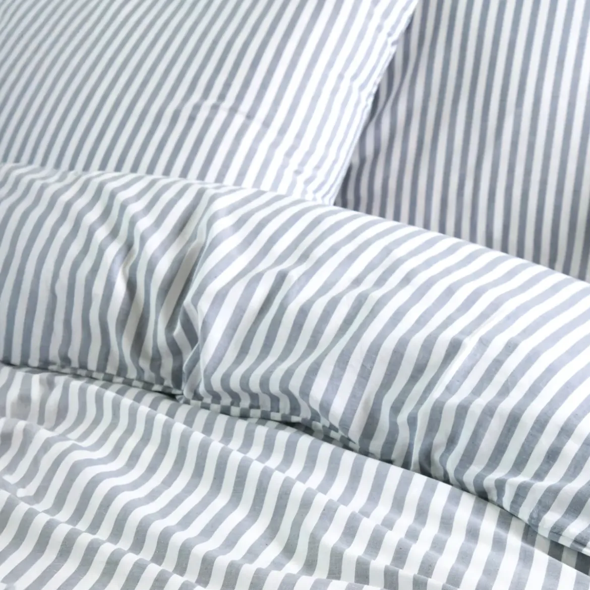 Copripiumino e due federe in cotone (240 x 220 cm) Linea Blu