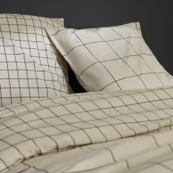 Copripiumino e due federe cotone (240 x 220 cm) Carrie Beige