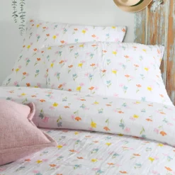 Copripiumino e due federe in doppio cotone (240 x 220 cm) Heloise Multicolore