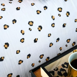 Copripiumino e due federe in doppio cotone (240 x 220 cm) Baguy Marrone