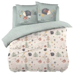 Copripiumino e due federe bambino cotone (240 cm) Polisson Multicolore