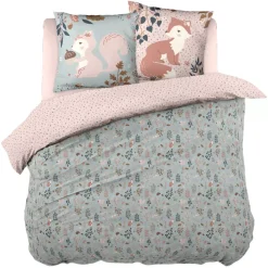 Copripiumino e due federe bambini cotone (240 x 220 cm) Tamia Multicolore