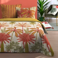 Copripiumino e due federe in cotone (260 x 240 cm) Maota Multicolore