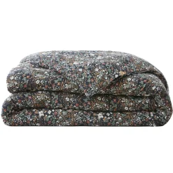 Copripiumino garza di cotone (140 cm) Constance Blu notte