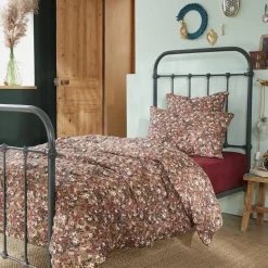 Copripiumino garza di cotone (140 cm) Constance Camel