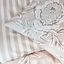 Copripiumino in cotone (140 x 200 cm) Lara Beige