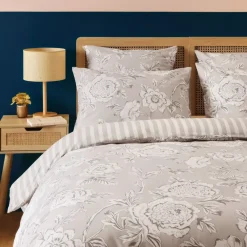 Copripiumino in cotone (240 x 220 cm) Lara Beige