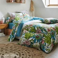 Copripiumino in cotone (200 x 200 cm) Sumatra Pavone Multicolore