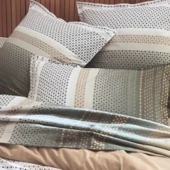 Copripiumino in cotone (260 x 240 cm) Niagara Verde kaki