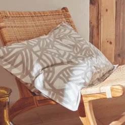 Copripiumino in cotone lavato (300 x 240 cm) Séréna Beige