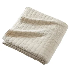 Copripiumino in cotone trapuntato (220 x 240 cm) Lena Beige sabbia